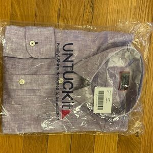 UNTUCKit men’s shirt - M - Purple
